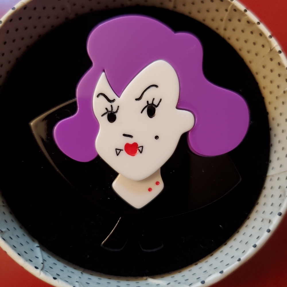 Into The Shadows Erstwilder Vampire Brooch